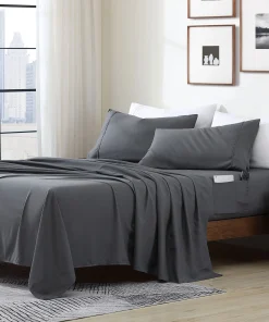 Home Essential Soft Microfiber Smart Sheet Storage Pocket Bedding Sheet Set