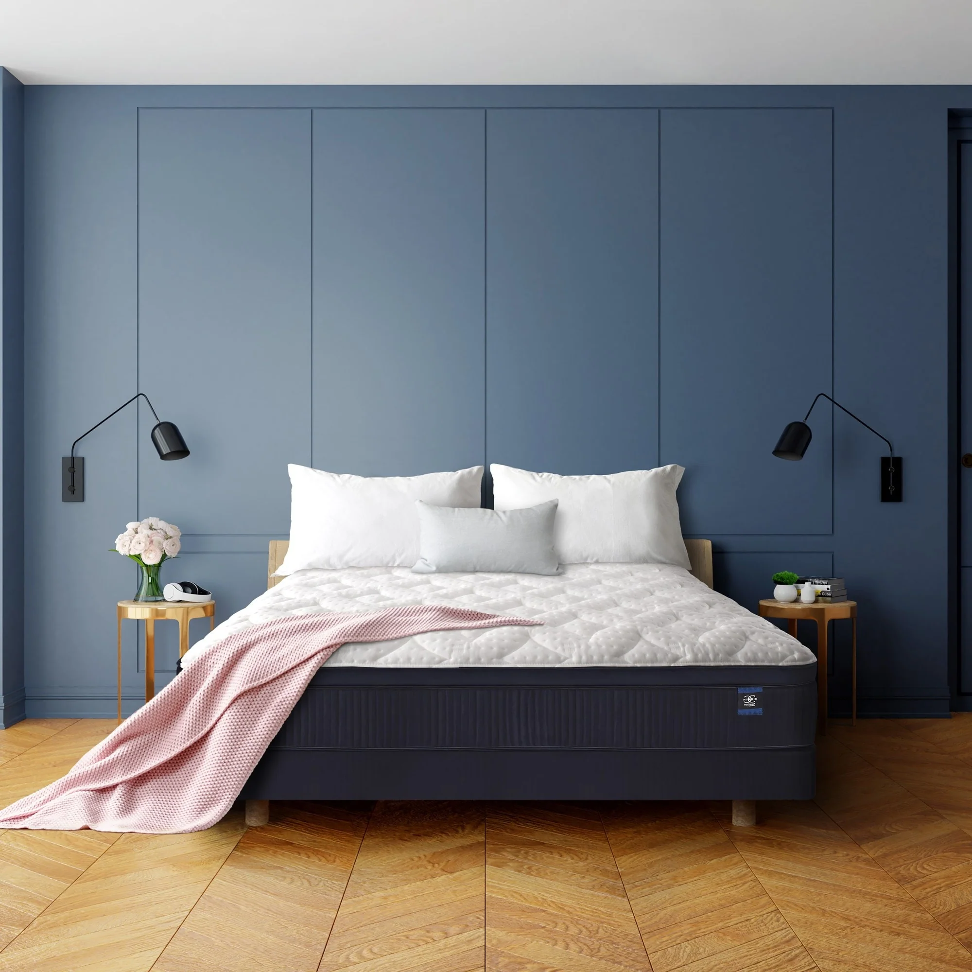 11.5" Hybrid mattress with plush foam for cool comfort