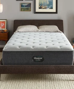 Beautyrest Silver BRS900-C 14-inch Plush Innerspring Mattress Set