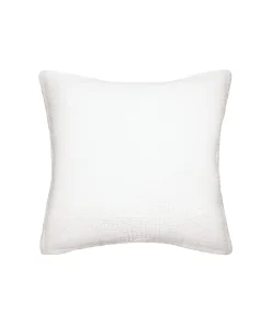 26" x 26" Graham White Cotton Euro Sham - Machine Washable