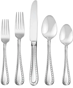 Argent Orfèvres North Bay - 75 Piece Flatware Set, Service for 12,18/10