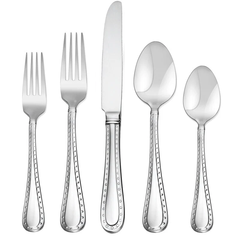 Argent Orfèvres North Bay - 75 Piece Flatware Set, Service for 12,18/10