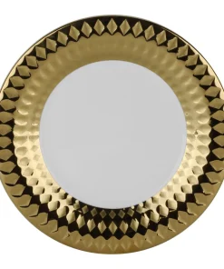 10 Strawberry Street Cairo 8-inch Salad Plate Gold (Set of 6)