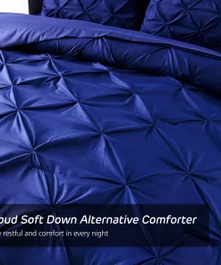 8 Pieces Bed in A Bag Pink Comforter Sets Bed Set