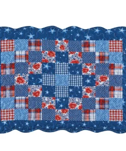 Americana Diamond Scalloped Edge Pillow Sham