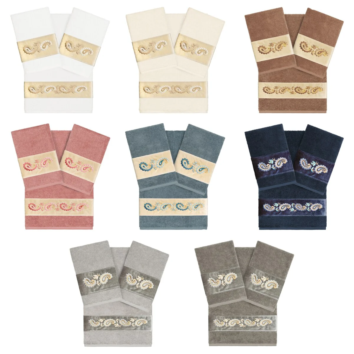 Authentic Hotel and Spa Turkish Cotton Mackenzie 3PC Towel Set