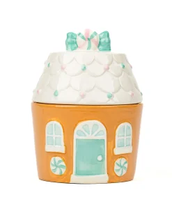 10 Strawberry Street Gingerbread House Cookie Jar