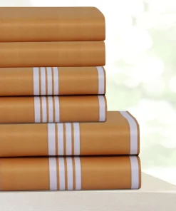 Charlotte Beverly Hills 400 Thread Count Egyptian Quality Cotton Sheets Set with BONUS Pillowcases