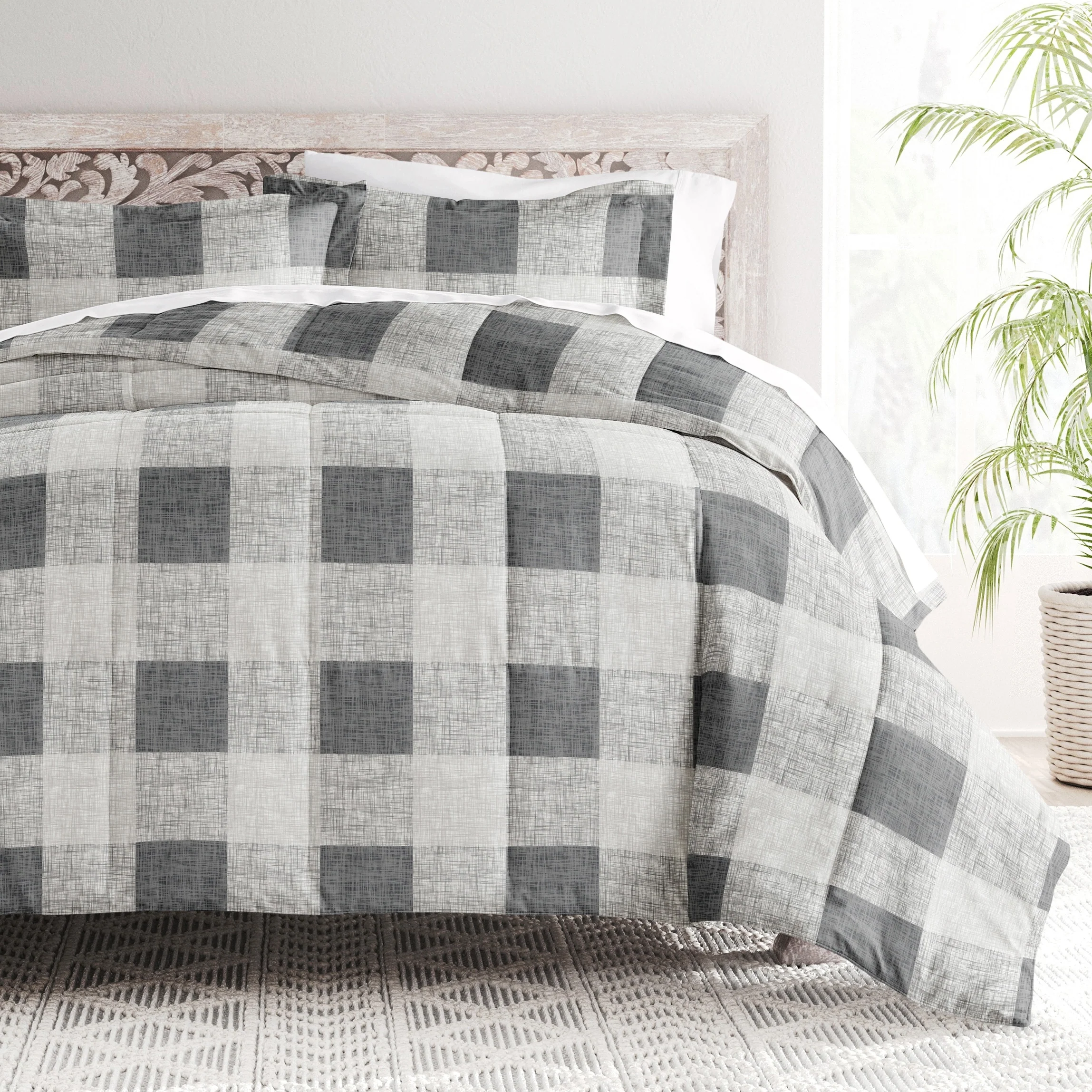 Becky Cameron Ultra Soft Gingham Down-Alternative Comforter