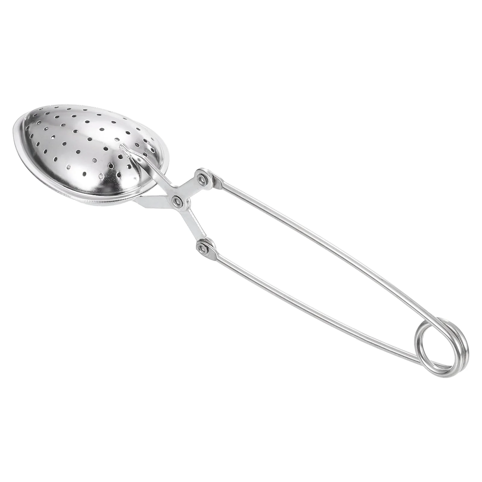 1 Pcs Egg Snap Tea Ball Infuser, Tea Strainer, Silver