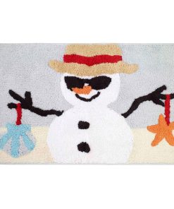 Avanti Linens Beach Snowman Rug