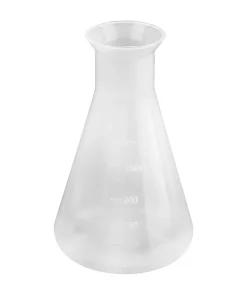 Laboratory Plastic Water Liquid Container Measuring Cup Beaker 250ml - Clear - 1.8"x3.3"x5.4"(Top. D*Bottom.D*H)