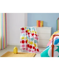 Asher Home Kids Candy Drop Plush Throw Blanket