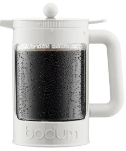 Bean Cold Brew Press and Iced Coffee Maker, 51 Oz., 51 Ounce, White - 51 Ounce