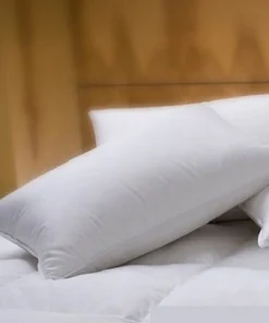 1221 Bedding Cotton Sateen Down Alternative Pillow (Set of 2) - White