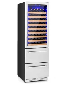 Costway 24 Inch Wine and Beverage Refrigerator with Independent - See Details
