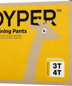 DYPER Toddler Potty Training Pants Girls & Boys, Honest Ingredients, Day & Overnight, Made with Plant-Based* Materials, Hypoallergenic for Sensitive Skin, Unscented (Size 2T-3T, 26, Count)