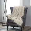 Karenne Shaggy Fauxfur Throw Blanket