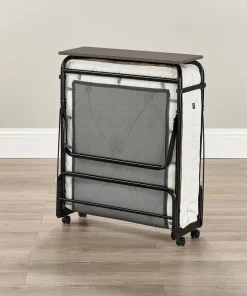 Jay-Be Visitor Cot Folding Guest Bed with Micro e-Pocket Spring Mattress, Twin