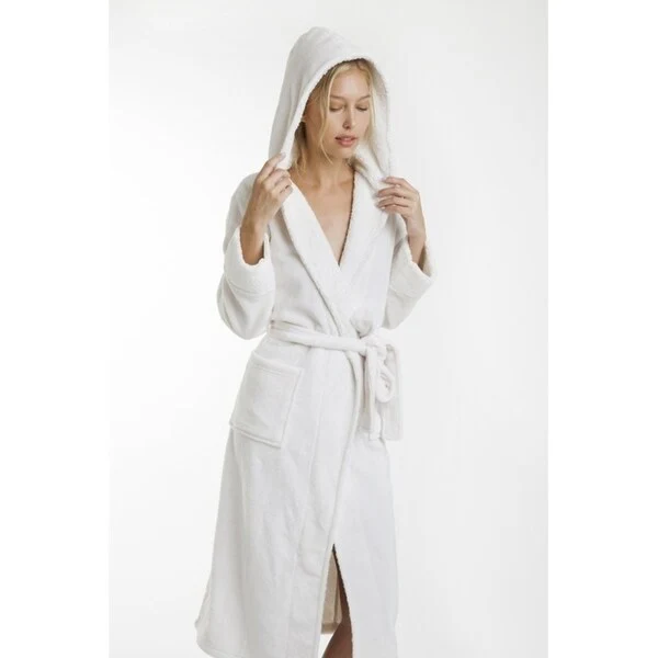 Hooded Super Plush Fleece Robe