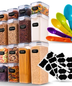 Cheer Collection Set of 14 Airtight Food Storage Containers - Set of 14