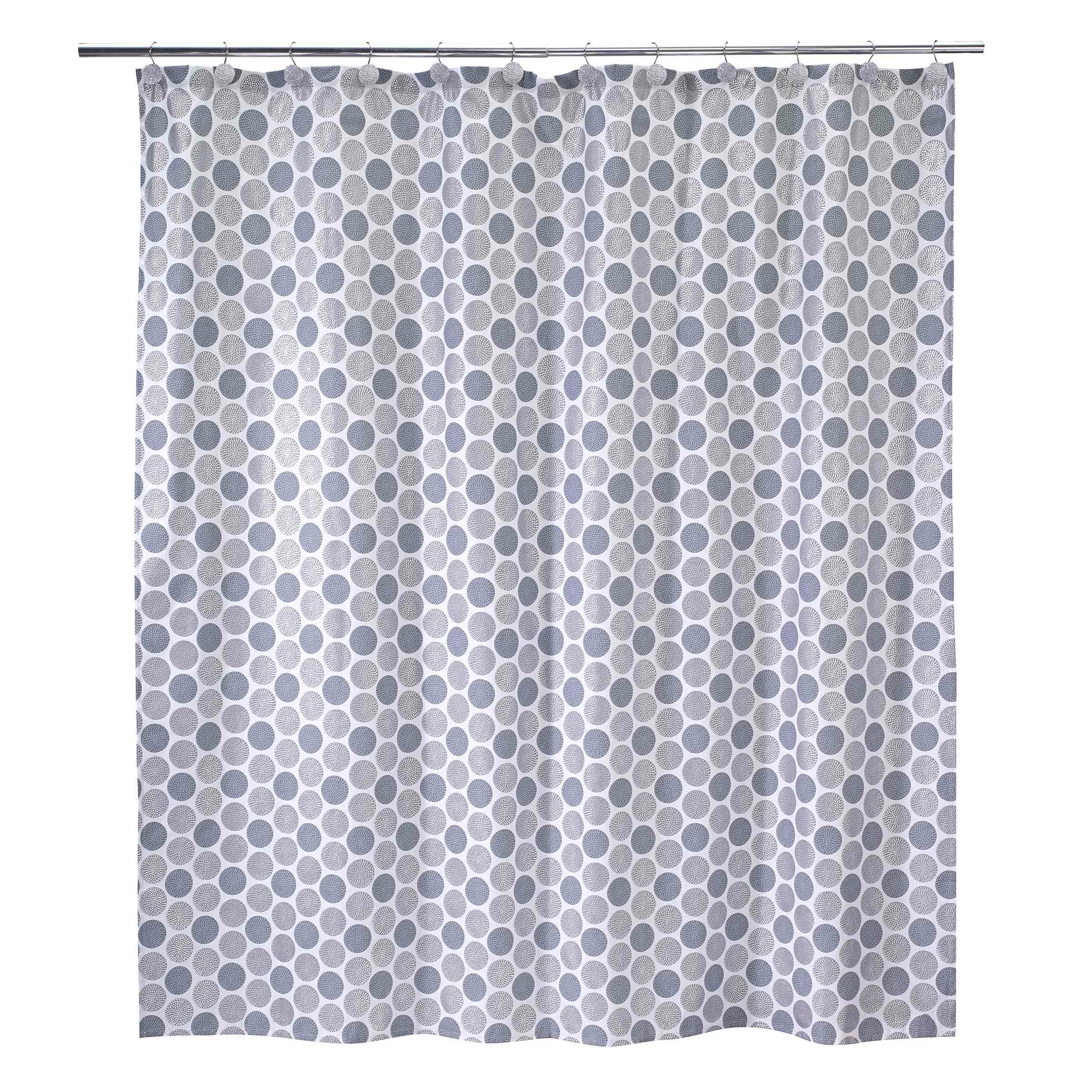 Avanti Linens Dotted Circles Shower Curtain