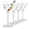 Luigi Bormioli Set of 4 Crescendo Martini Glasses - 10 oz.