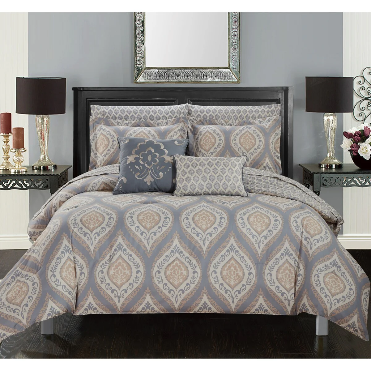 Bethpage collection 9-Piece Comforter with Sheet Set