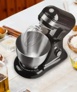 Daily Boutik Geek Chef 4.8Qt Stand Mixer Stainless Steel Bowl 12 Speed settings - 16.58" x 10.37" x 15.41"