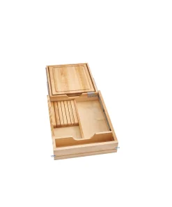 16.5 in Knife and Cutting Board Drawer Kit Soft Close - 16.5"W x 22.13"D x 4.38"H