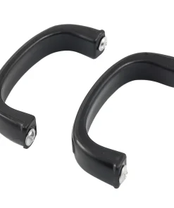 2x Black Bakelite Lid Top Handle for Chef Pan Cookware - 4.1" x 0.6" x 0.3" (L * W * H )