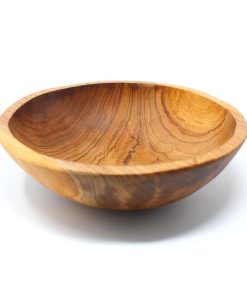 Hand-carved Rustic Olive Wood Bowl, Handmade in Kenya