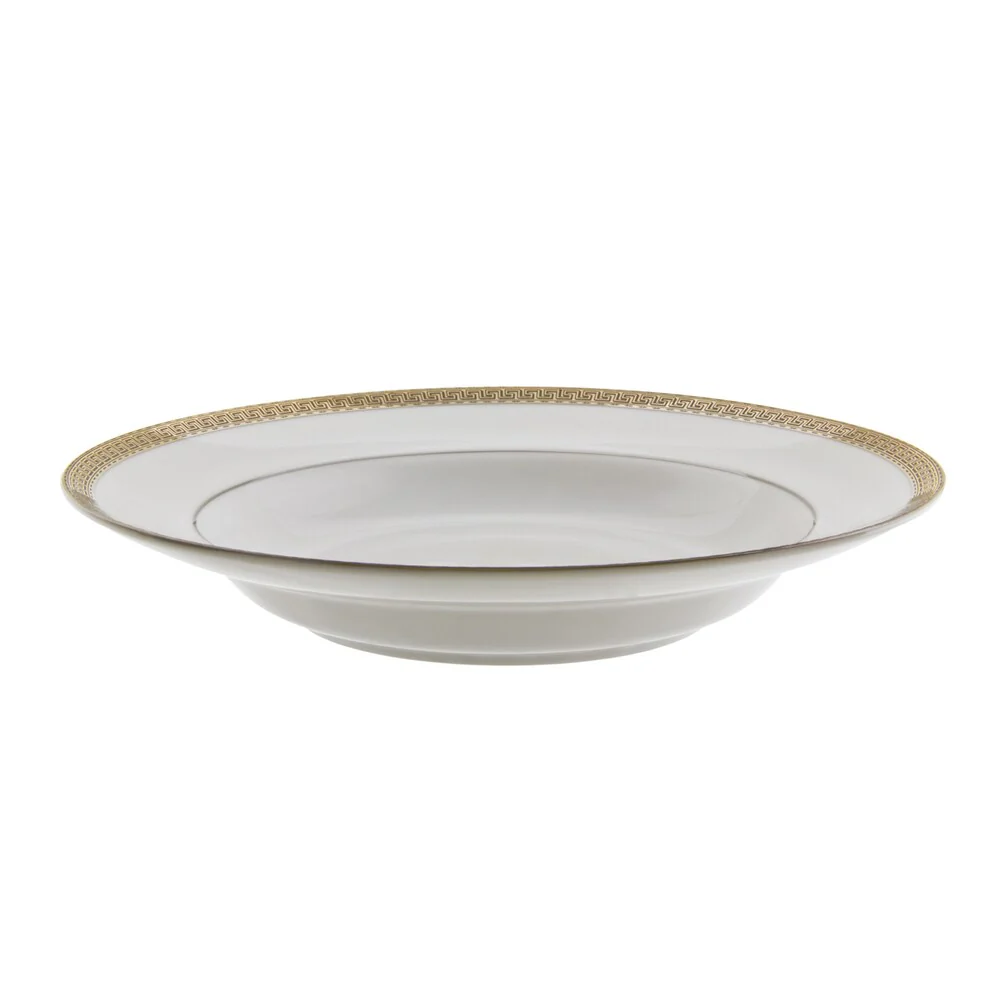 10 Strawberry Street Luxor Gold Rim Soup (Set of 6)