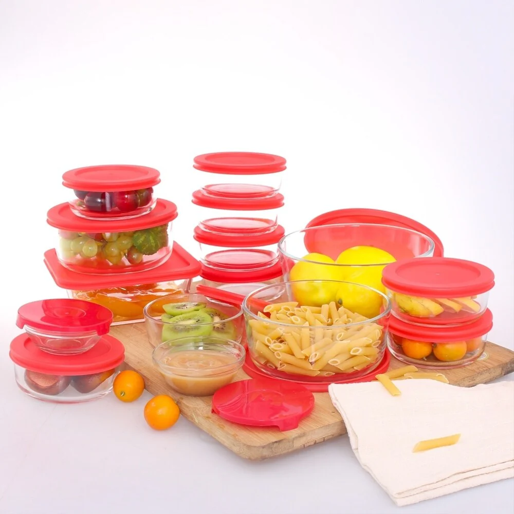 30 Piece Ovenproof Set with Easy Non-Snap Lids
