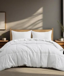 All Season Medium Weight Embossed Reversible Down Alternative Duvet Insert Comforter
