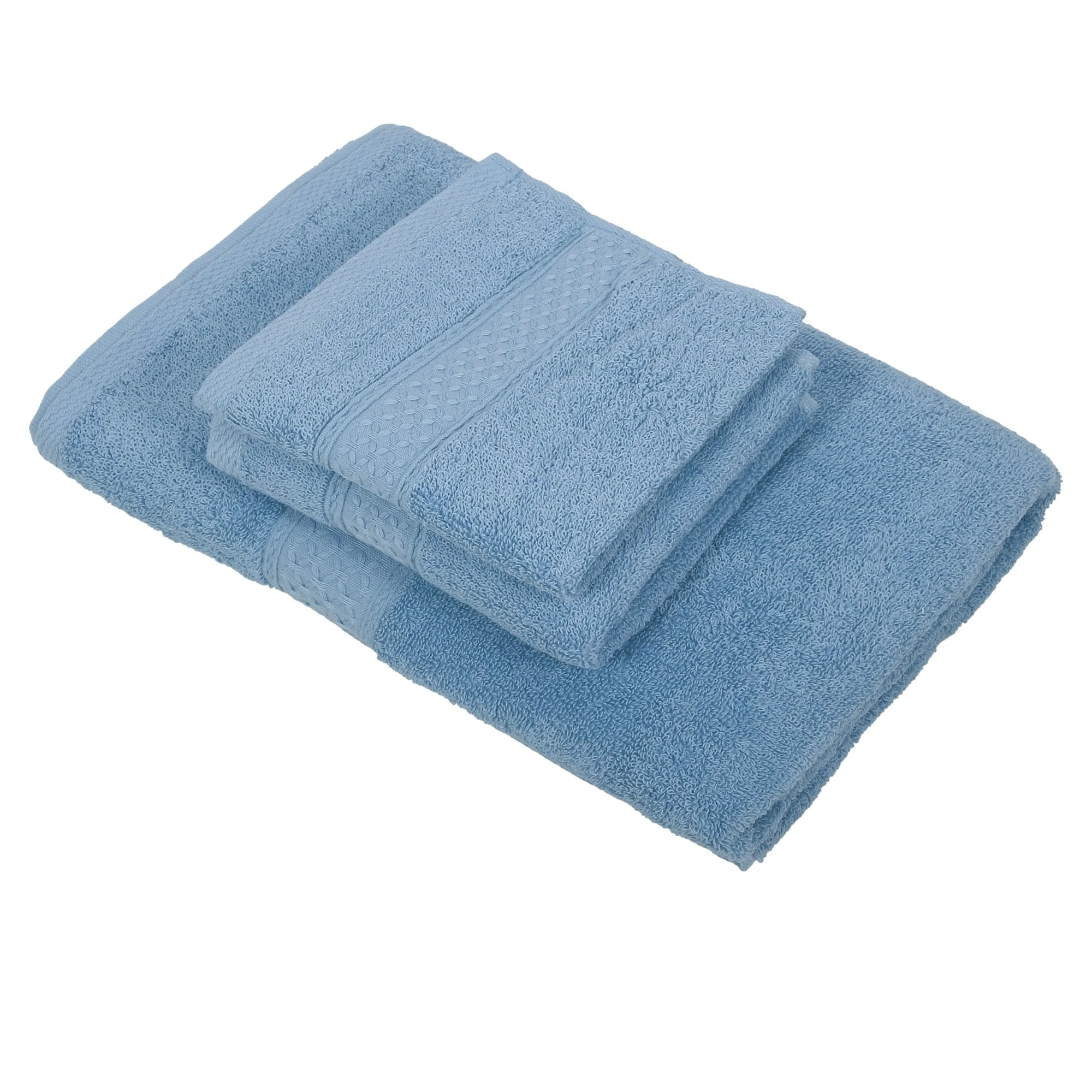 3 Pcs Cotton Bath Towel, Plain Soft Absorbent Cotton Bath Towel, Classic Design, 27.56"x55.12"