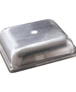 10 Strawberry Street Metal 11-inch Square Plate Covers (Pack of 4) - Silver - 11"