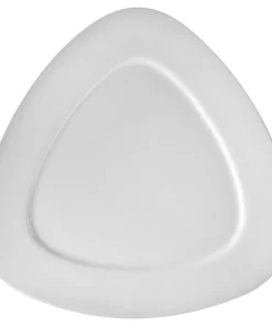 10 Strawberry Street White Triangle Dinner Plate 11-inch (Set of 3)
