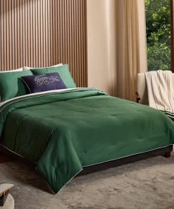 Lacoste Tiebreak 3-Piece Percale Cotton Comforter Set