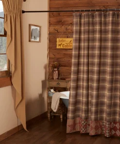 Dawson Star Patchwork Shower Curtain 72x72