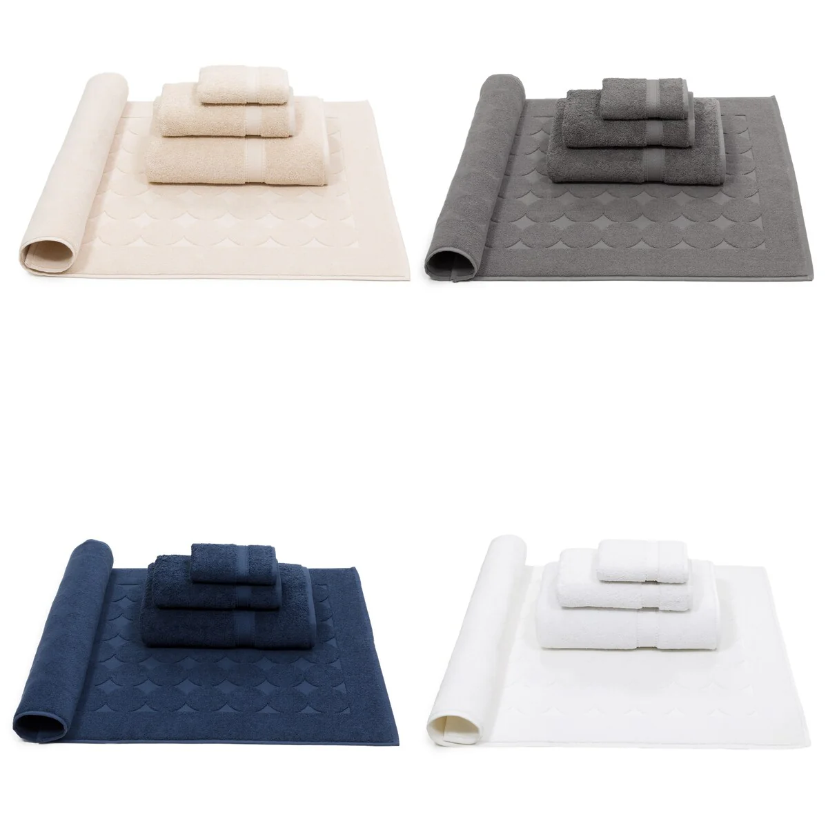 Authentic Hotel and Spa Turkish Cotton 4-piece Towels Set