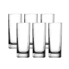 Luigi Bormioli Set of 6 Strauss Long Glasses - 13.25 oz