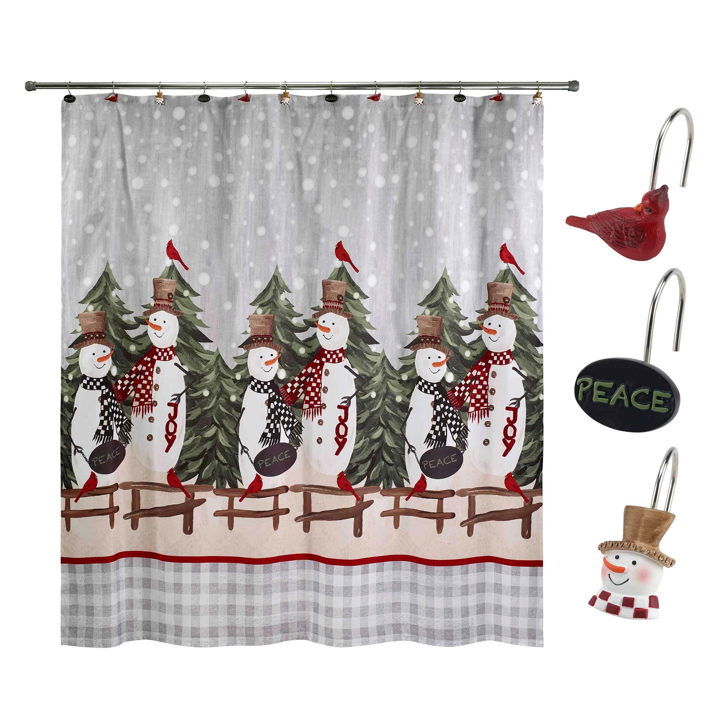 Avanti Linens Country Friends Shower Curtain & Hook Set