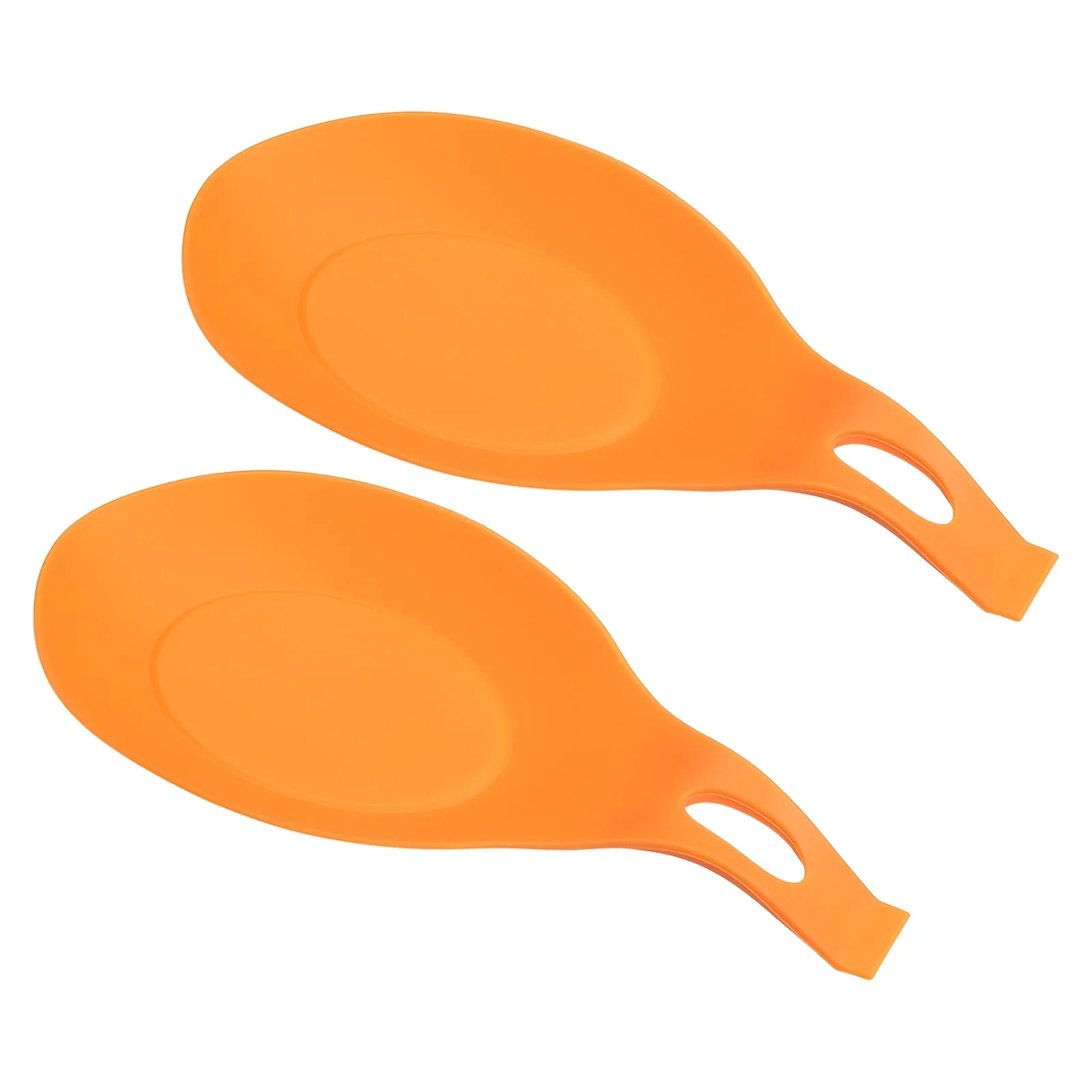 3.74" Heat Resistant Silicone Spoon Rest Kitchen Utensil Holder, 2Pcs