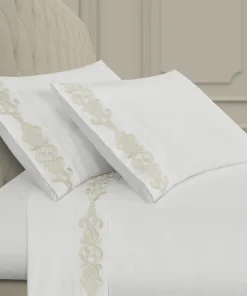 J. Queen New York Imperial Embroidered Sheet Set
