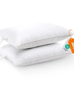 Cheer Collection Hypoallergenic Alternative Down Hollow Fiber Pillow - White