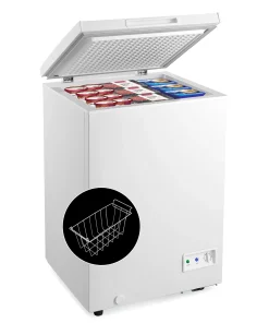 Costway 3.5 Cubic Feet Chest Freezer w/Removable Storage Basket Deep - See Details