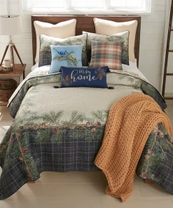 Donna Sharp Pine Boughs UCC 3 Piece Polyester Quilt Set