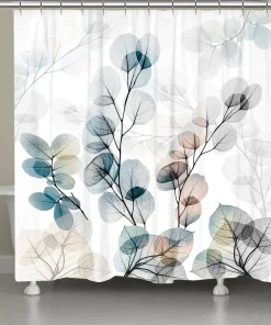 Laural Home Multi Eucalyptus X-Ray Shower Curtain