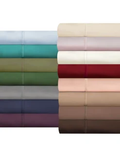 Egyptian Cotton 400 Thread Count Solid Bed Sheet Set by Superior
